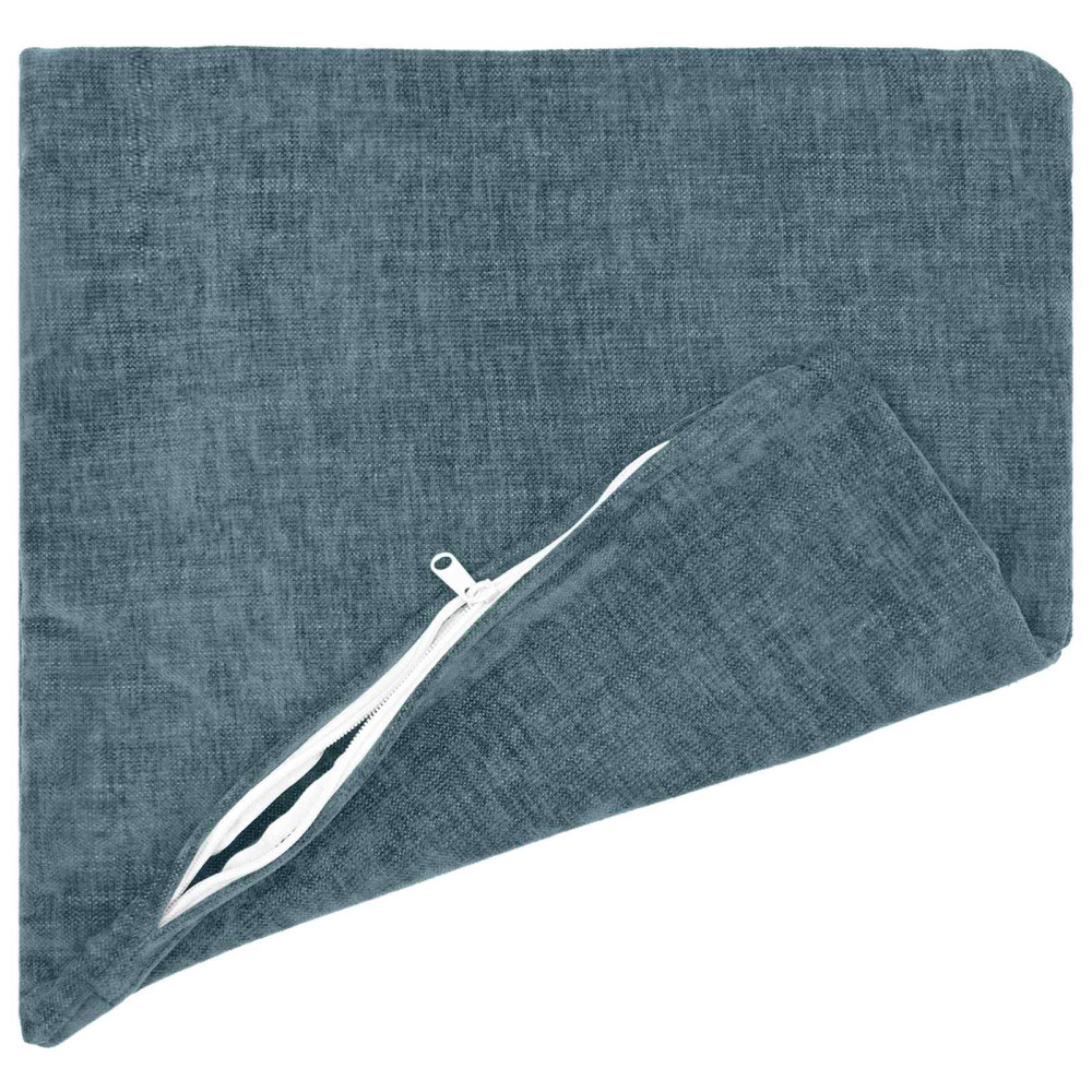 Produktbild för Kuddöverdrag 6 st HEERLEN Blå 30 x 30 cm Chenilletyg