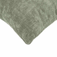 Produktbild för Kuddöverdrag 6 st HEERLEN Grön 30 x 30 cm Chenilletyg