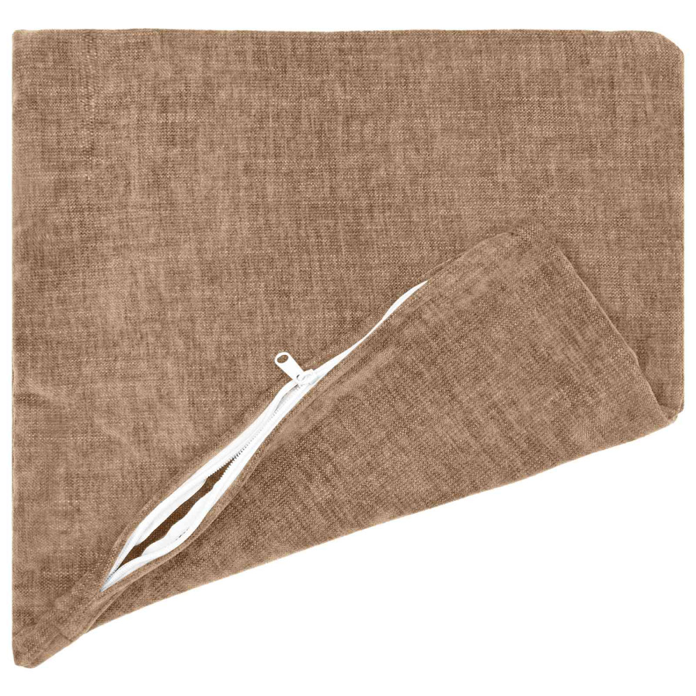 Produktbild för Kuddöverdrag 6 st HEERLEN Brun 30 x 30 cm Chenilletyg
