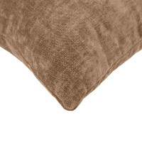 Produktbild för Kuddöverdrag 6 st HEERLEN Brun 30 x 30 cm Chenilletyg