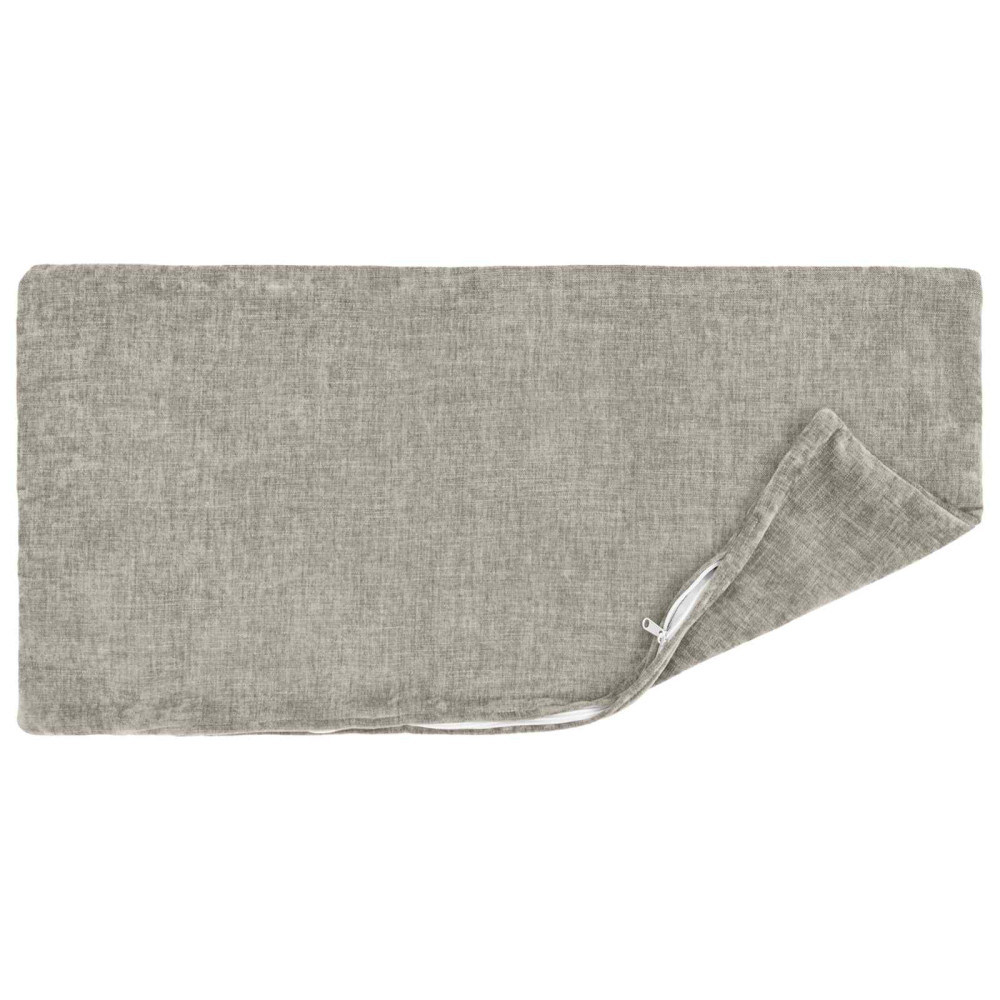 Produktbild för Kuddöverdrag 6 st HEERLEN Ljusgrå 30 x 50 cm Chenilletyg