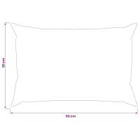 Produktbild för Kuddöverdrag 6 st HEERLEN Blå 30 x 50 cm Chenilletyg