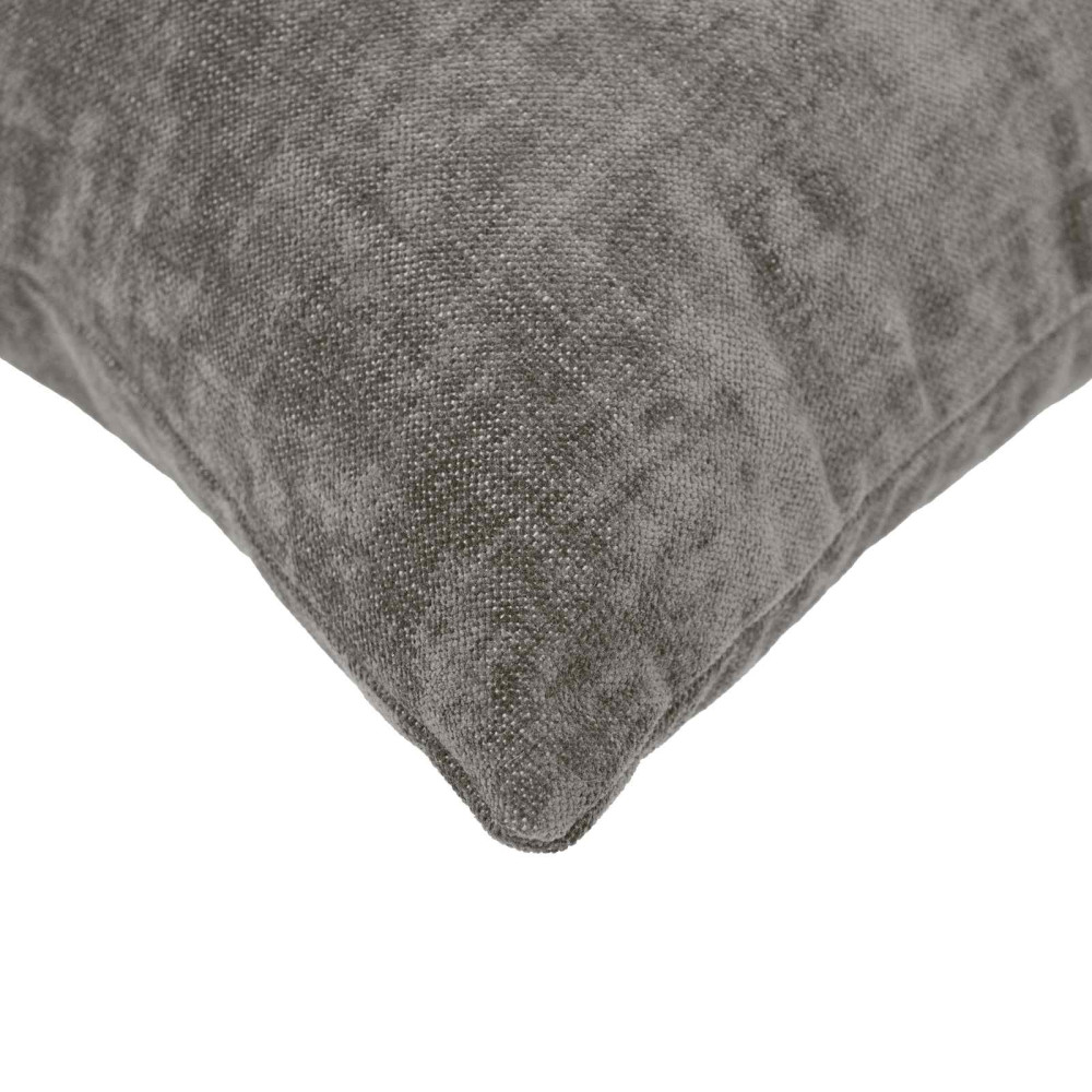 Produktbild för Kuddöverdrag 2 st HEERLEN Mörkgrå 35 x 35 cm Chenilletyg