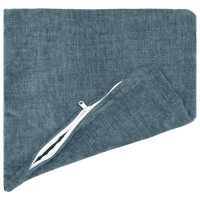 Produktbild för Kuddöverdrag 2 st HEERLEN Blå 35 x 35 cm Chenilletyg