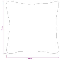 Produktbild för Kuddöverdrag 2 st HEERLEN Grön 35 x 35 cm Chenilletyg