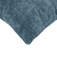 Produktbild för Kuddöverdrag 12 st HEERLEN Blå 40 x 40 cm Chenilletyg