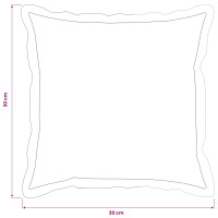 Produktbild för Kuddöverdrag 2 st HOUTEN Mörkgrå 30 x 30 cm Chenilletyg