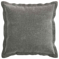 Produktbild för Kuddöverdrag 6 st HOUTEN Mörkgrå 30 x 30 cm Chenilletyg