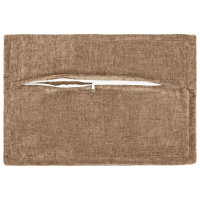 Produktbild för Kuddöverdrag 2 st HOUTEN Brun 30 x 50 cm Chenilletyg