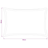 Produktbild för Kuddöverdrag 2 st HOUTEN Brun 30 x 50 cm Chenilletyg