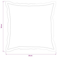 Produktbild för Kuddöverdrag 2 st HOUTEN Brun 35 x 35 cm Chenilletyg