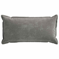 Produktbild för Kuddöverdrag 6 st HOUTEN Mörkgrå 40 x 70 cm Chenilletyg