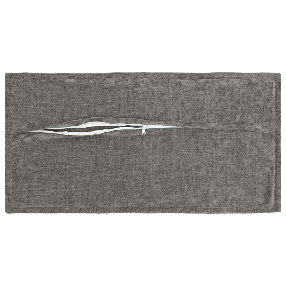 Produktbild för Kuddöverdrag 6 st HOUTEN Mörkgrå 40 x 70 cm Chenilletyg