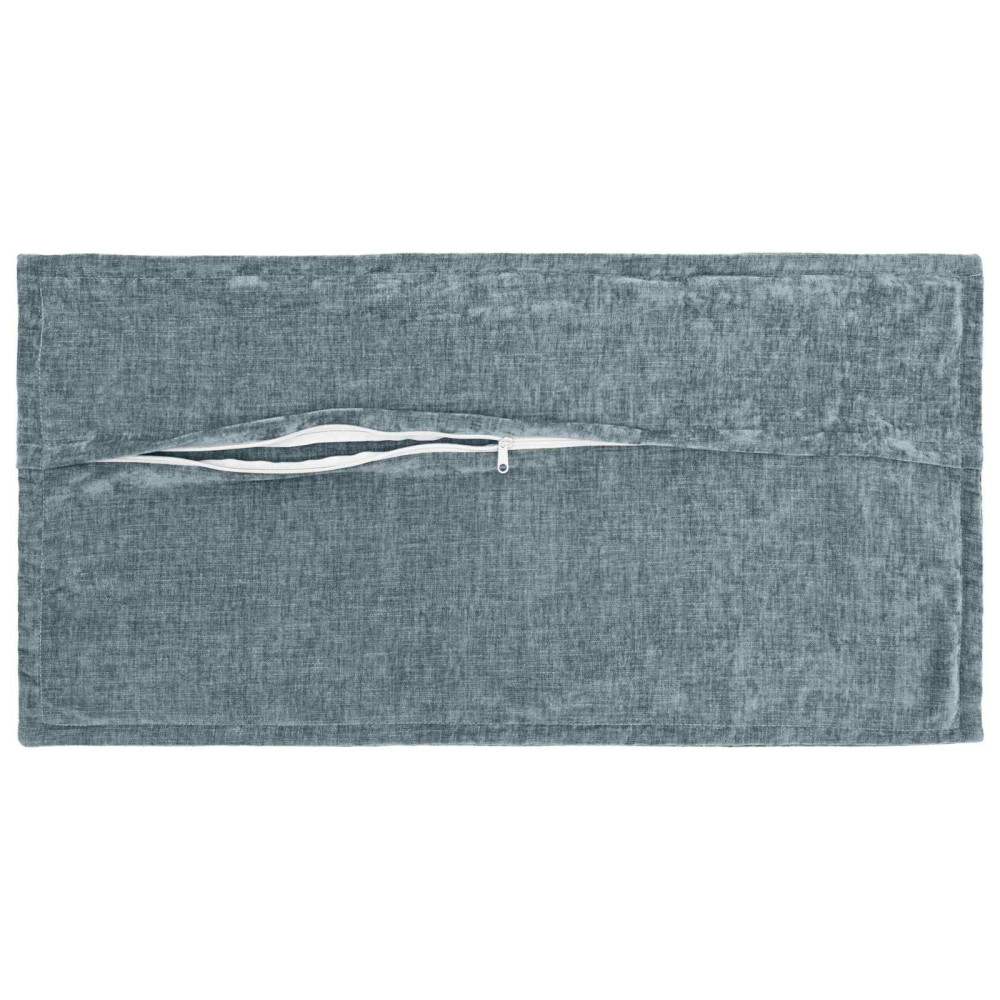Produktbild för Kuddöverdrag 6 st HOUTEN Ljusblå 40 x 70 cm Chenilletyg