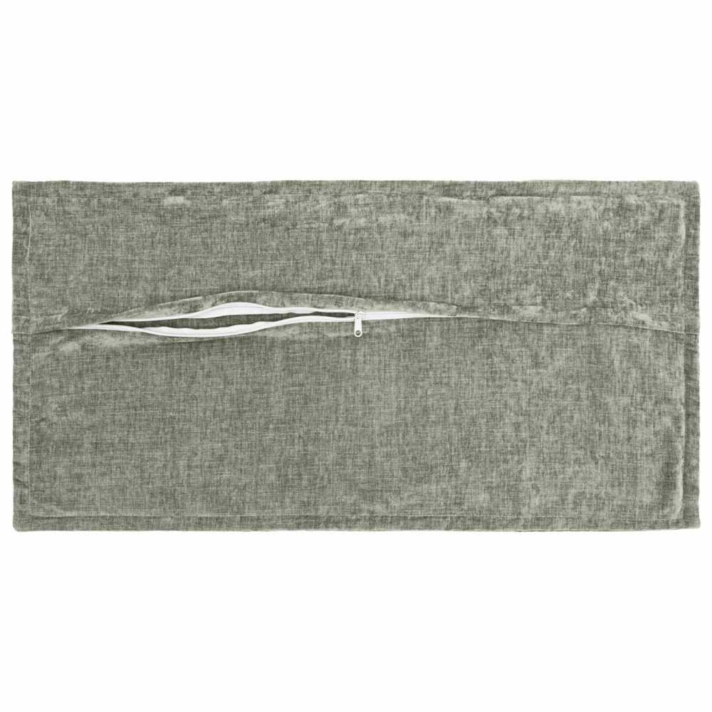 Produktbild för Kuddöverdrag 6 st HOUTEN Grön 40 x 70 cm Chenilletyg