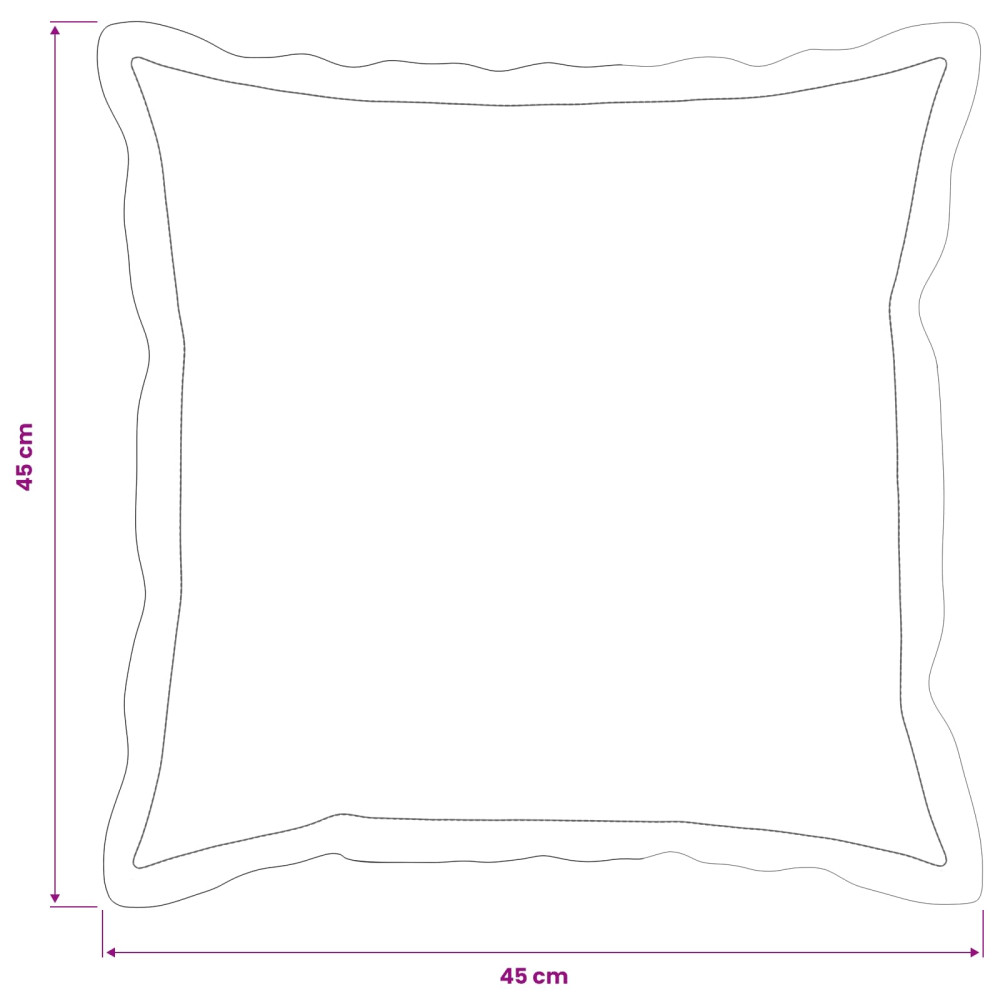 Produktbild för Kuddöverdrag 12 st HOUTEN Mörkgrå 45 x 45 cm Chenilletyg