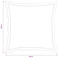 Produktbild för Kuddöverdrag 12 st HOUTEN Mörkgrå 45 x 45 cm Chenilletyg