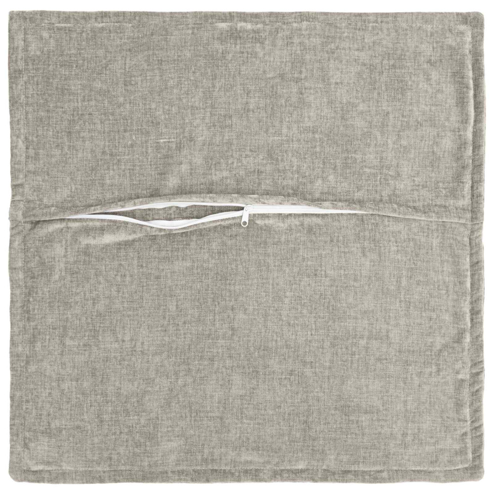 Produktbild för Kuddöverdrag 6 st HOUTEN Ljusgrå 45 x 45 cm Chenilletyg