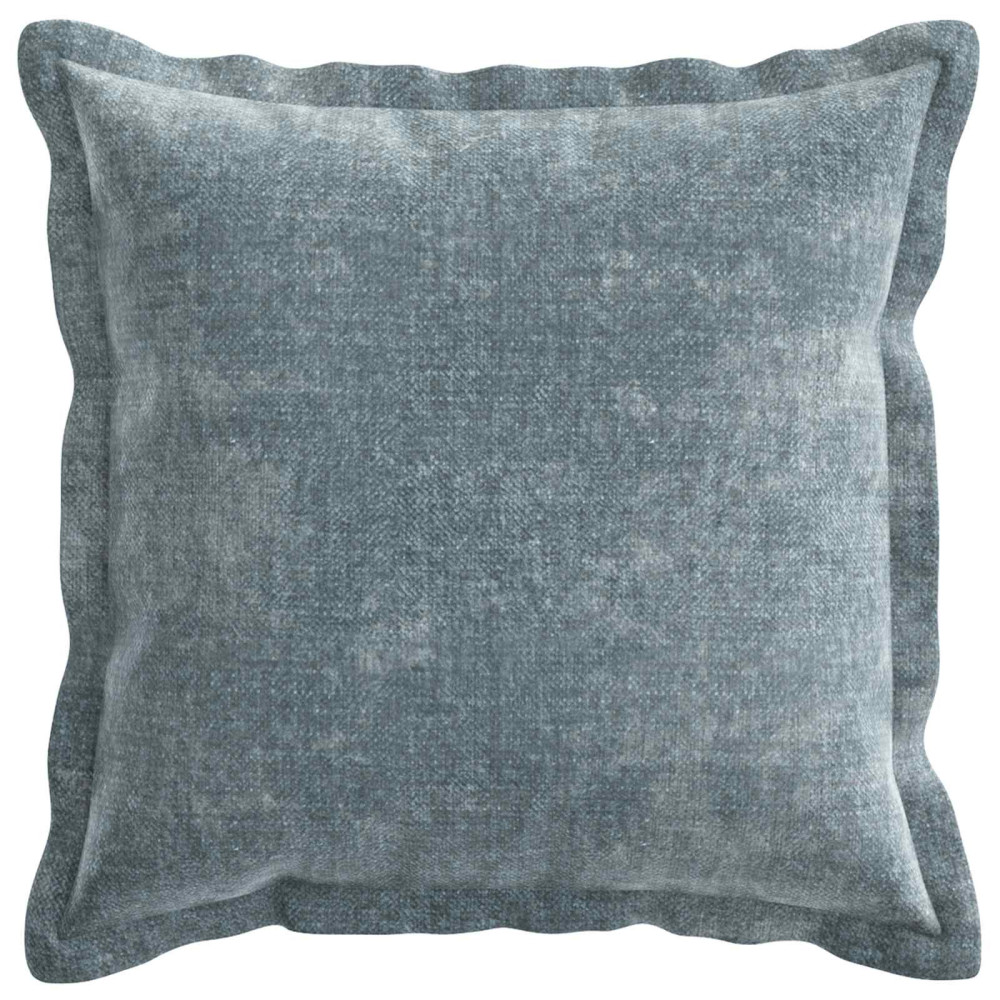 Produktbild för Kuddöverdrag 6 st HOUTEN Ljusblå 45 x 45 cm Chenilletyg