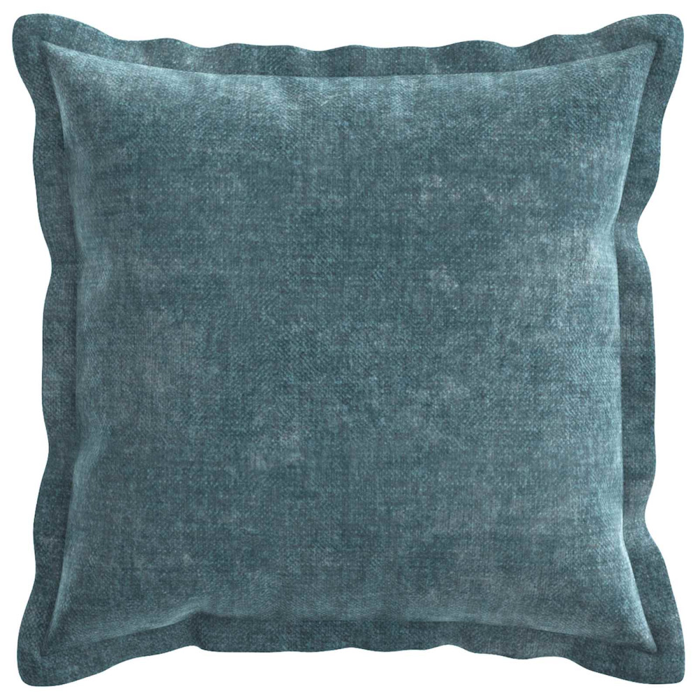 Produktbild för Kuddöverdrag 6 st HOUTEN Blå 45 x 45 cm Chenilletyg