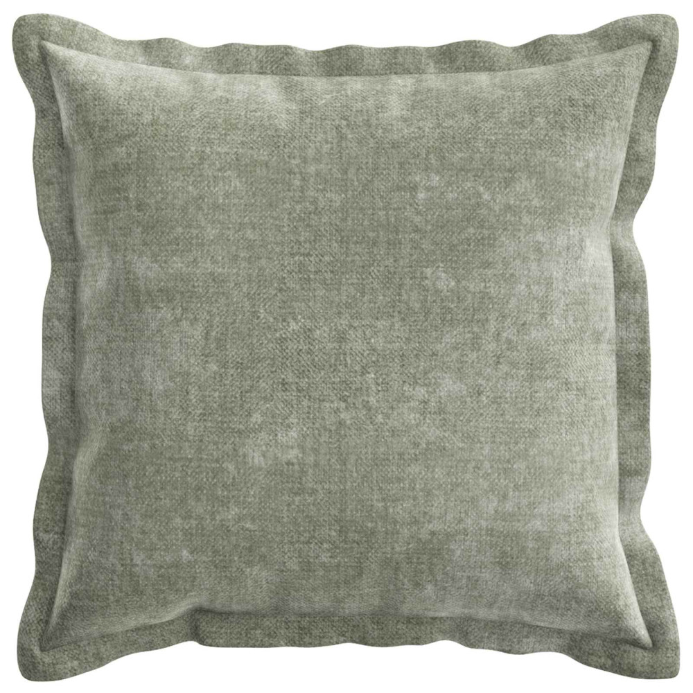 Produktbild för Kuddöverdrag 12 st HOUTEN Grön 45 x 45 cm Chenilletyg