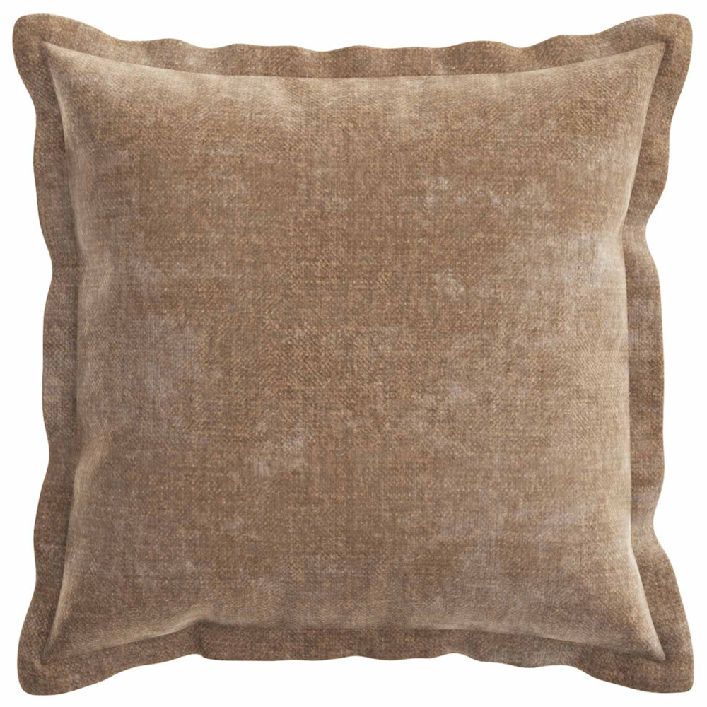 Produktbild för Kuddöverdrag 6 st HOUTEN Brun 45 x 45 cm Chenilletyg