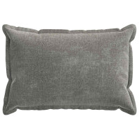 Produktbild för Kuddöverdrag 2 st HOUTEN Ljusgrå 50 x 70 cm Chenilletyg