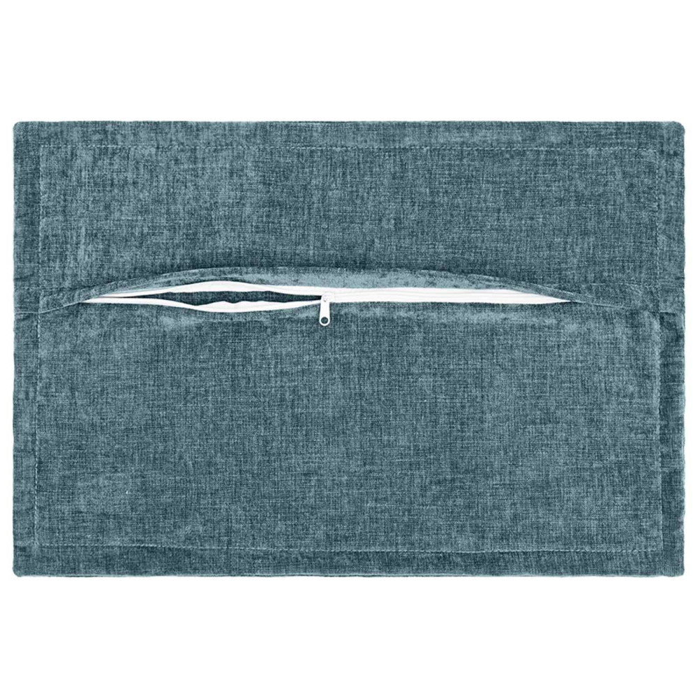 Produktbild för Kuddöverdrag 2 st HOUTEN Blå 50 x 70 cm Chenilletyg