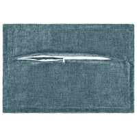 Produktbild för Kuddöverdrag 2 st HOUTEN Blå 50 x 70 cm Chenilletyg