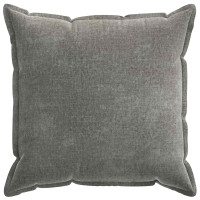 Produktbild för Kuddöverdrag 6 st HOUTEN Mörkgrå 55 x 55 cm Chenilletyg