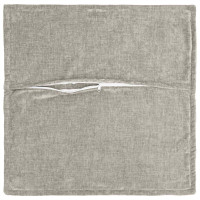 Produktbild för Kuddöverdrag 6 st HOUTEN Ljusgrå 65 x 65 cm Chenilletyg