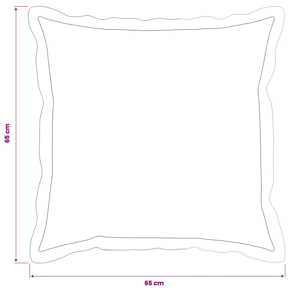 Produktbild för Kuddöverdrag 6 st HOUTEN Grön 65 x 65 cm Chenilletyg