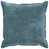 Produktbild för Kuddöverdrag 6 st HOUTEN Blå 80 x 80 cm Chenilletyg