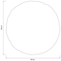 Produktbild för Kuddöverdrag 6 st HEERLEN Grön Ø 40 cm Chenilletyg