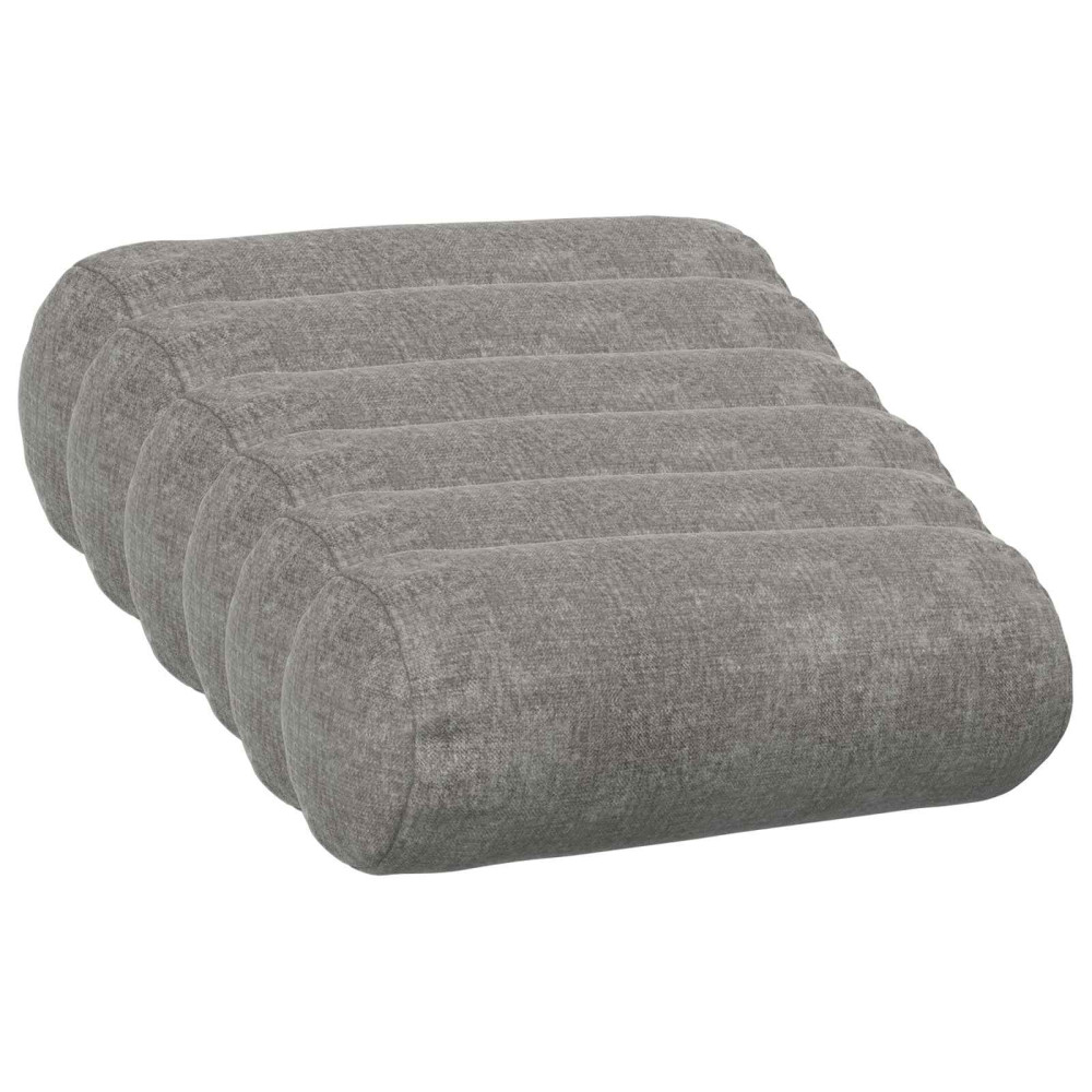 Produktbild för Kuddöverdrag 6 st HEERLEN Mörkgrå Ø 15 x 40 cm Chenilletyg