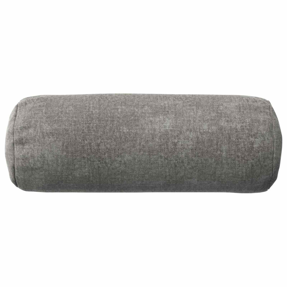 Produktbild för Kuddöverdrag 6 st HEERLEN Mörkgrå Ø 15 x 40 cm Chenilletyg