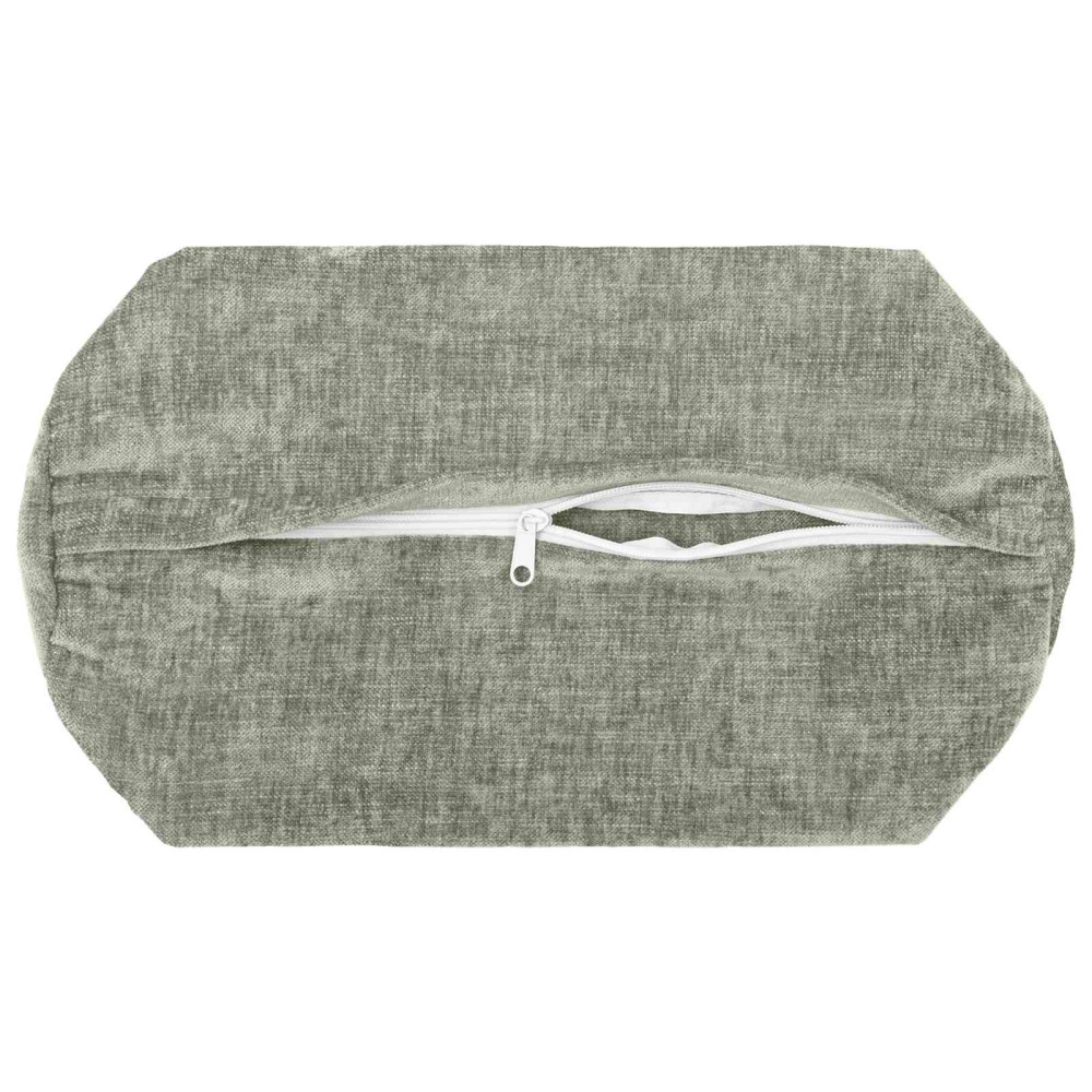 Produktbild för Kuddöverdrag 6 st HEERLEN Grön Ø 15 x 40 cm Chenilletyg