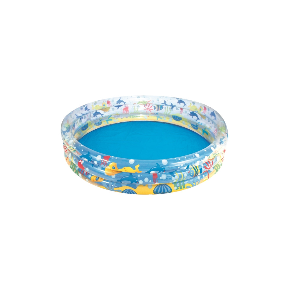 Produktbild för Bestway 51004, Uppblåsbar pool, 282 l, Rund, 2 År, Vinyl, Mu...