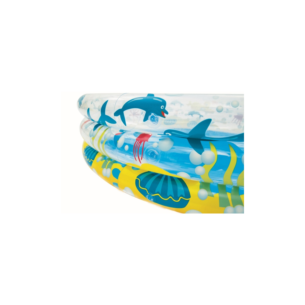 Produktbild för Bestway 51004, Uppblåsbar pool, 282 l, Rund, 2 År, Vinyl, Mu...