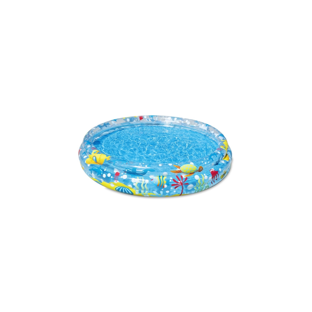 Produktbild för Bestway 51004, Uppblåsbar pool, 282 l, Rund, 2 År, Vinyl, Mu...