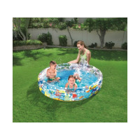 Produktbild för Bestway 51004, Uppblåsbar pool, 282 l, Rund, 2 År, Vinyl, Mu...