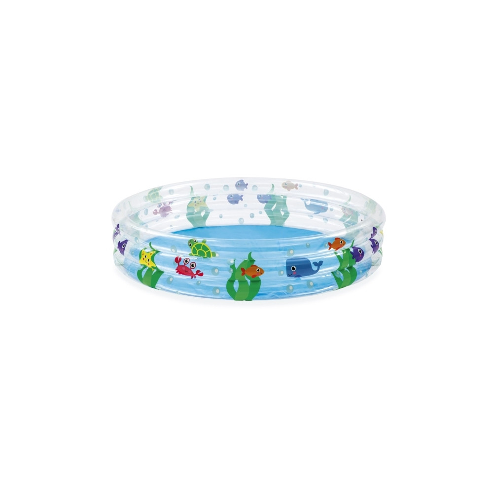 Produktbild för Bestway 51004, Uppblåsbar pool, 282 l, Rund, 2 År, Vinyl, Mu...