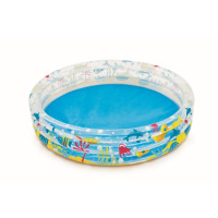 Produktbild för Bestway 51004, Uppblåsbar pool, 282 l, Rund, 2 År, Vinyl, Mu...