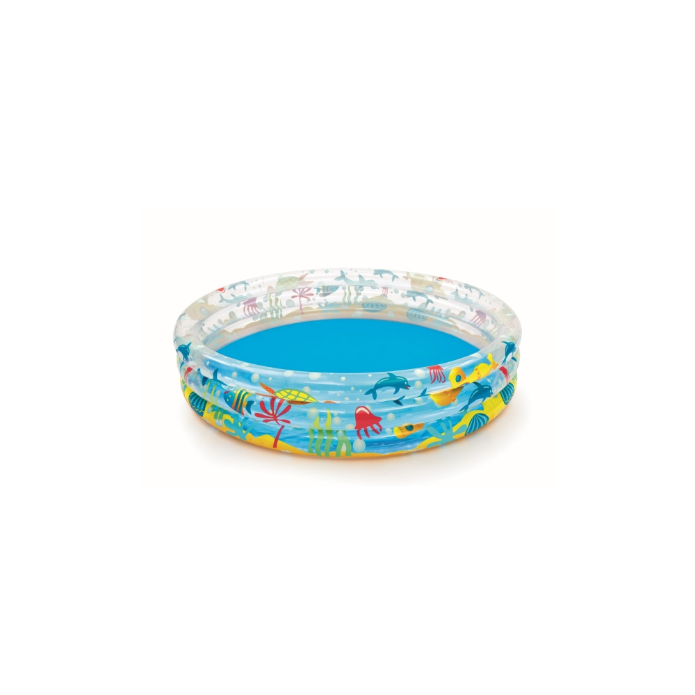 Produktbild för Bestway 51004, Uppblåsbar pool, 282 l, Rund, 2 År, Vinyl, Mu...