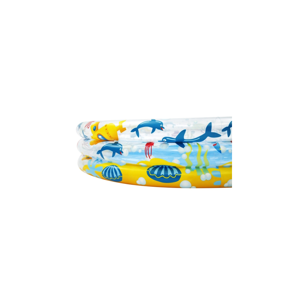 Produktbild för Bestway 51004, Uppblåsbar pool, 282 l, Rund, 2 År, Vinyl, Mu...