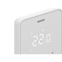 Produktbild för Uponor smatrix wave digital trådlös termostat D+RH T-267 vit