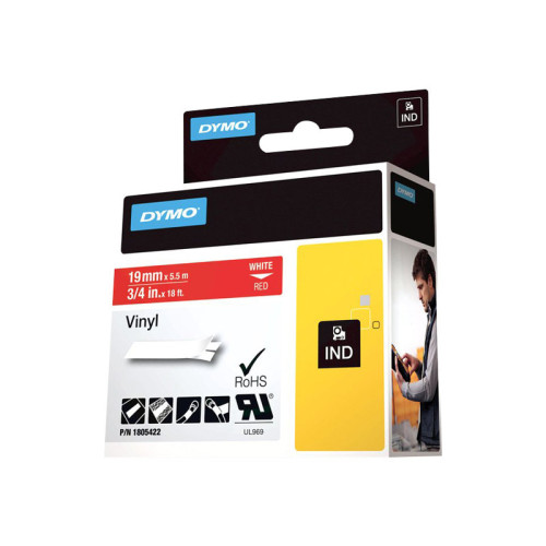 Newell Rubbermaid DYMO Rhino Coloured Vinyl - tejp - 1 kassett(er) - Roll (1.9 cm x 5.5 m)