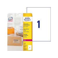 Produktbild för Avery - etiketter - 25 etikett (er) - A4
