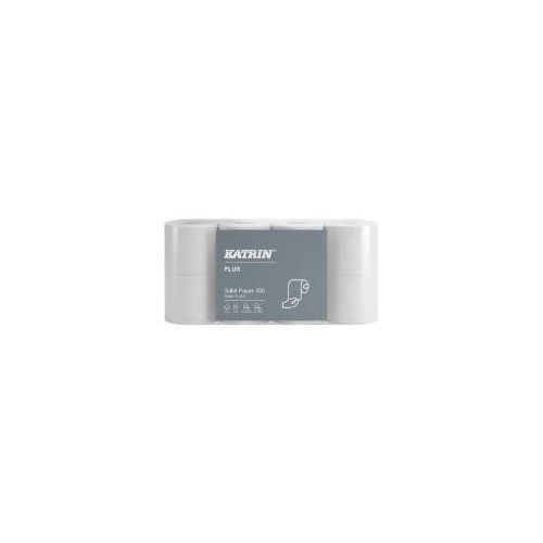 KATRIN Toalettpapper Katrin Plus Easy Flush 2-lagers Ø11,5cm L50mxB...