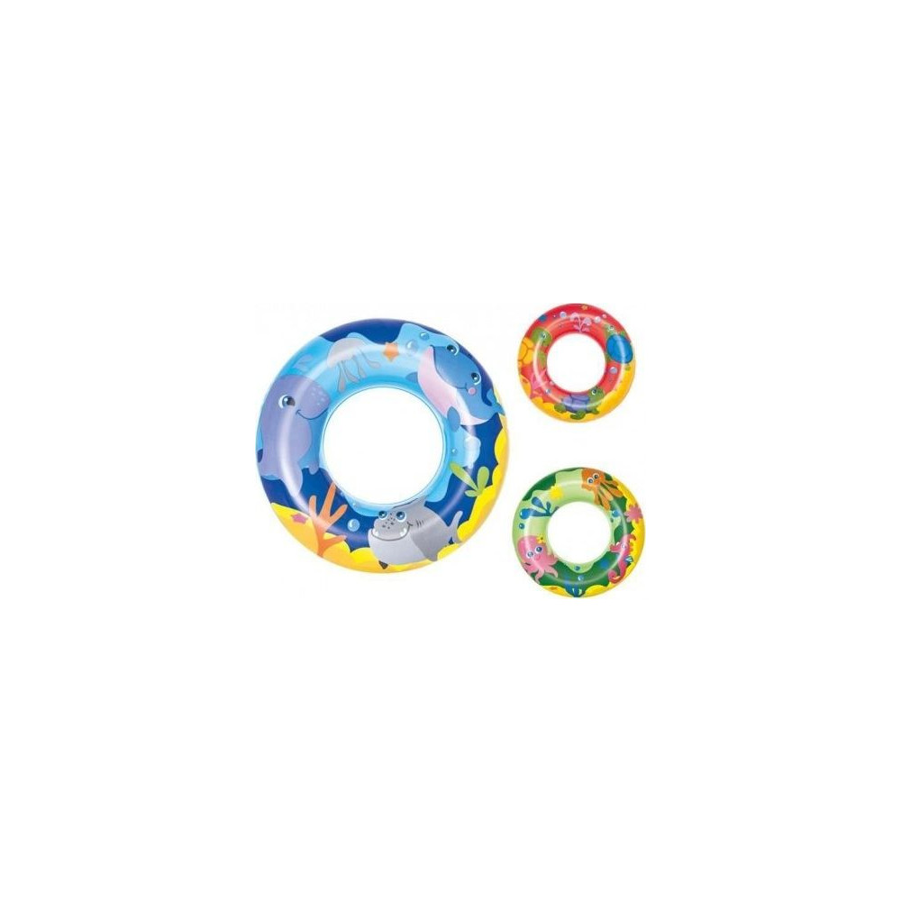 Produktbild för Bestway 36113, Blå, Orange, Gul, Badring, Mönstrad, Vinyl, 4...